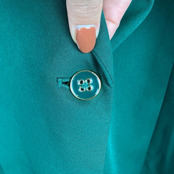 NWT Nanette Lepore Evergreen Single Button Front Blazer size 12 - Picture 5 of 10
